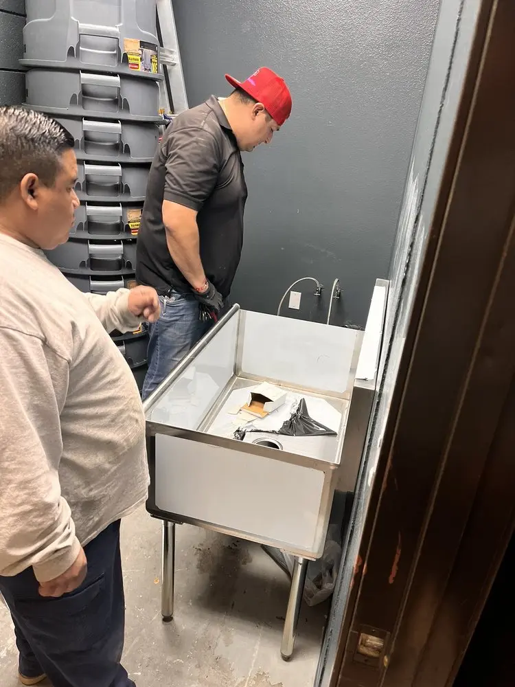 Commercial plumbing and sink installation in Cassandra